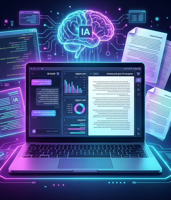Home firefly geminiflash create a professional horizontal blog banner about kimi ai, a powerful ai research an 353390