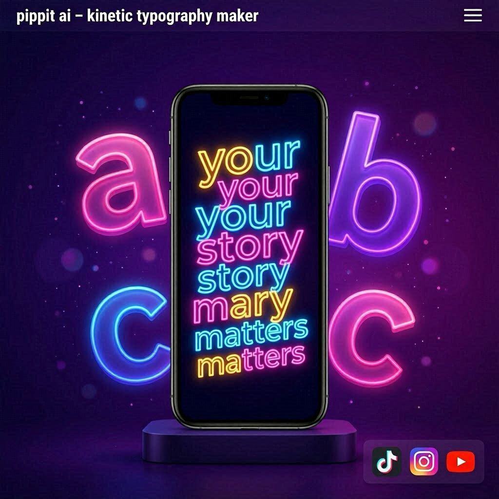 Pippit Kinetic Typography Maker Review 2026 img 20260607 wa0015